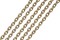 Permanent Waterproof Gold Stainless Steel DIY Jewelry Making (Cable Chain - .75mm) (2 Feet)